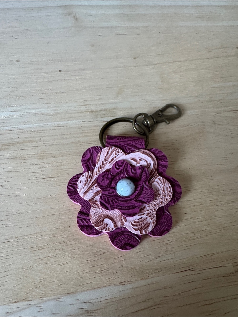 Flower Bag Charm